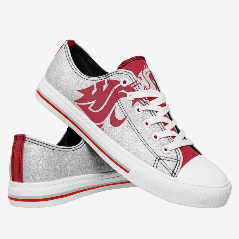 Washington State University Cougs Converse Women's Sneakers